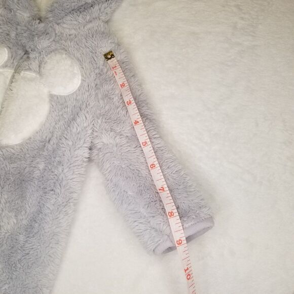 Baby Girl Boy Unisex Bodysuit 6-9M Fuzzy Warm Bear Winter Fall Cozy Hooded - Picture 7 of 7